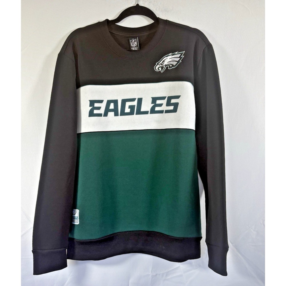 NFL team apparal sweatshirt size L philadelphia eagles pullover new with tags